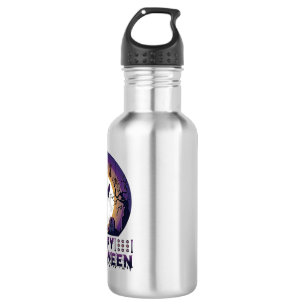 Happy Halloween Ghost Bats Spiders_1 532 Ml Water Bottle