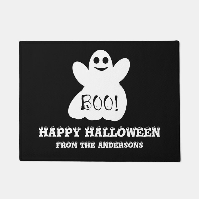 Happy Halloween Ghost Doormat (Front)