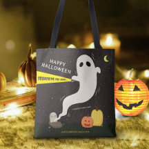 HAPPY HALLOWEEN Ghost Personalized