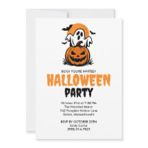 Happy Halloween Ghost & Pumpkin Party