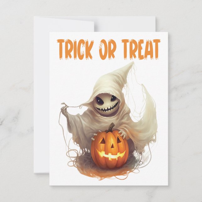 Happy Halloween Ghoul Card (Front)