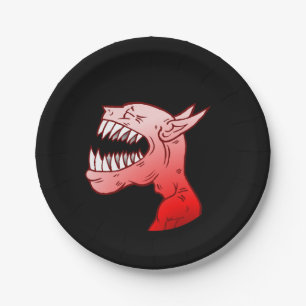 Happy Halloween Ghoul Paper Plate