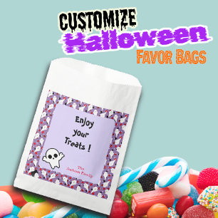 Happy Halloween Ghouls Hunting Party Customize Favour Bag