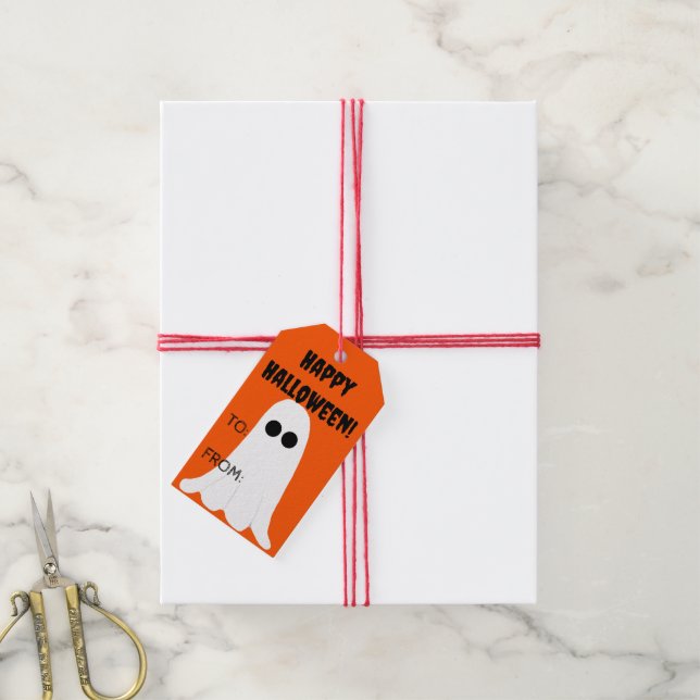Happy Halloween Gift Tag (With Twine)