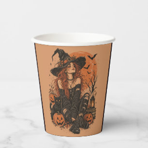 Happy Halloween girls Paper Cups