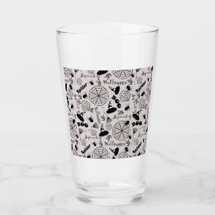 Happy Halloween Glass
