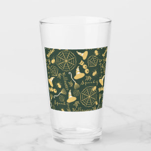 Happy Halloween Glass