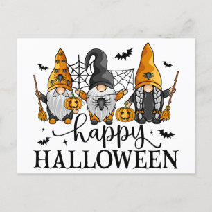 Happy Halloween Gnomes Postcard