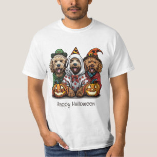 Happy Halloween Goldendoodle Dogs T-Shirt