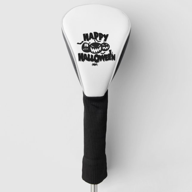 Happy Halloween Golf Head Cover (Front)
