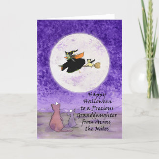 Happy Halloween Granddaughter, Across Miles Card