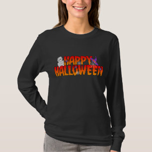 Happy Halloween Graphic Woman's Long Sleeve T-Shirt