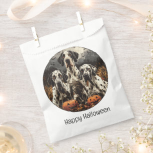 Happy Halloween Great Dane Dogs Jack O Lantern Favour Bag