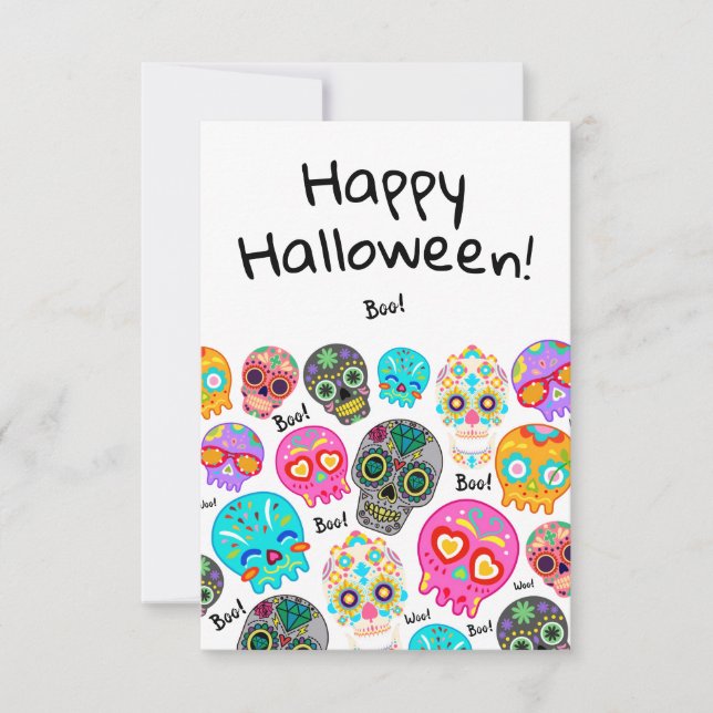 Happy Halloween Greeting Card (Front)