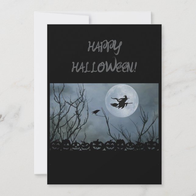 Happy Halloween Greeting Card (Front)