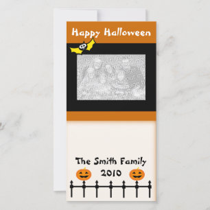 Happy Halloween Greetings Photo Card