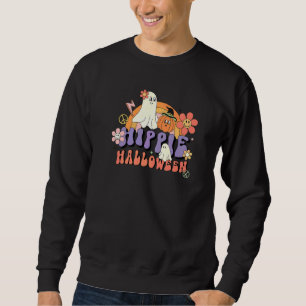 Happy Halloween Groovy Pumpkin Spooky Season Boo H Sweatshirt
