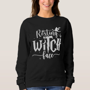 Happy Halloween Halloween For Women Resting Witch Sweatshirt