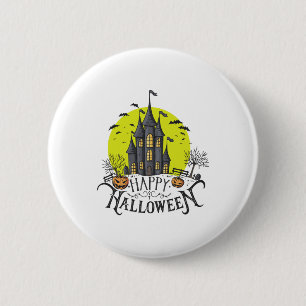 happy Halloween, Halloween party, funny Halloween  2 Inch Round Button
