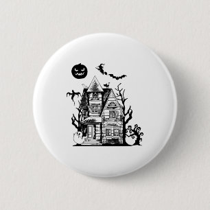happy Halloween, Halloween party, funny Halloween  2 Inch Round Button