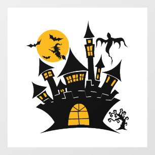 happy Halloween, Halloween party, funny Halloween Window Cling