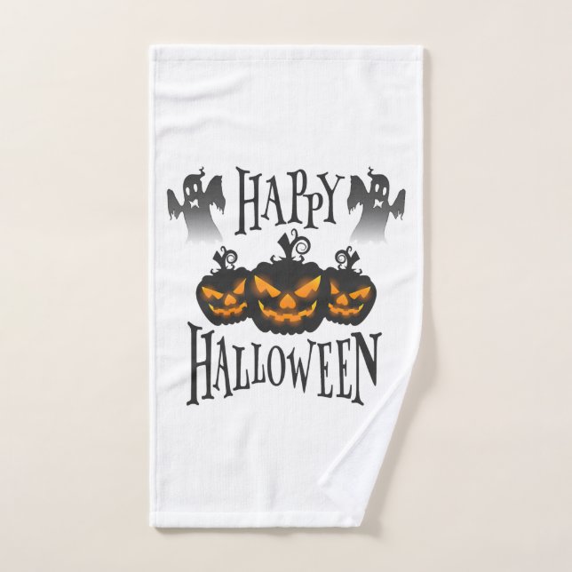 Happy Halloween Hand Towel (Hand Towel)