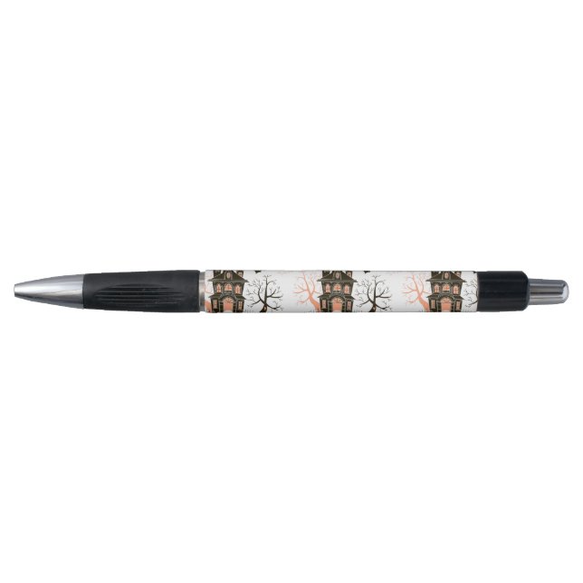 Happy Halloween Haunted House Pen (Front)