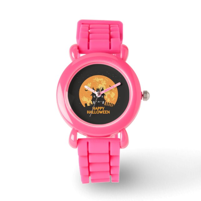 Happy halloween haunted house watch (Front)