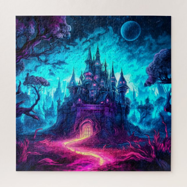 Happy Halloween | Haunted Mansion Jigsaw Puzzle (Vertical)