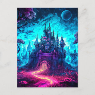 Happy Halloween   Haunted Mansion Postcard