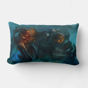Happy Halloween Headless Jack Lumbar Pillow