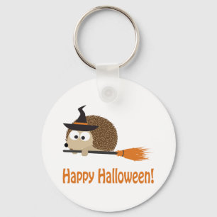 Happy Halloween! Hedgehog Witch Keychain
