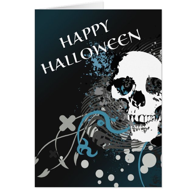 happy halloween hi-fi skull (Front)