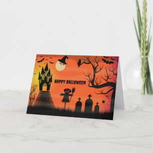 Happy Halloween  Holiday Card
