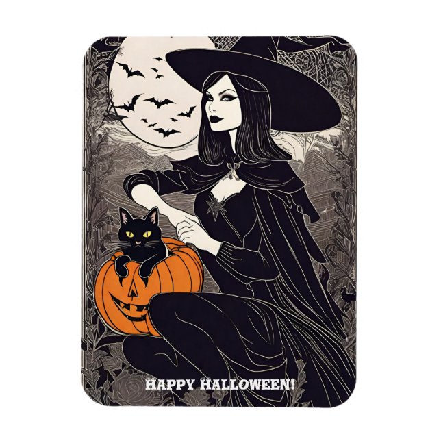Happy Halloween! Holiday Magnet (Vertical)