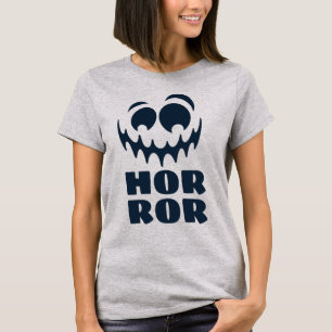 Happy Halloween Horreur drôle Visage T-shirt
