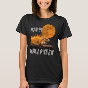 Happy Halloween Iguana Lizard Reptile T Shirt