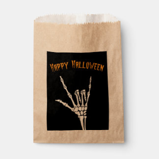 Happy Halloween ILY Skeleton Sacs à bonbons