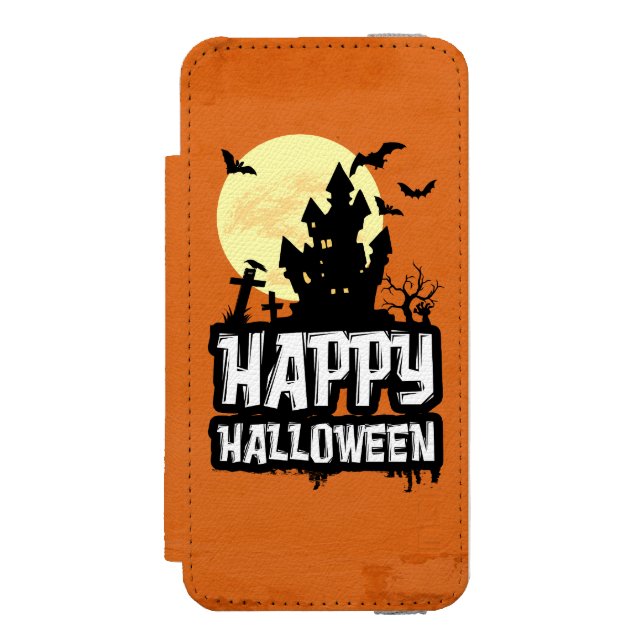 Happy Halloween Incipio iPhone Wallet Case (Folio Front)
