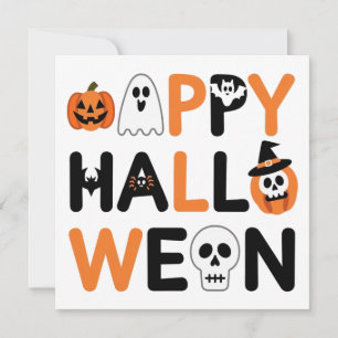Happy halloween invitation