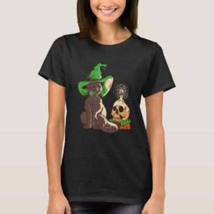 happy halloween  irish american 2022 Black Cat wit T-Shirt