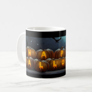 Happy Halloween Jack-O-Lantern citrouille mug Éffr