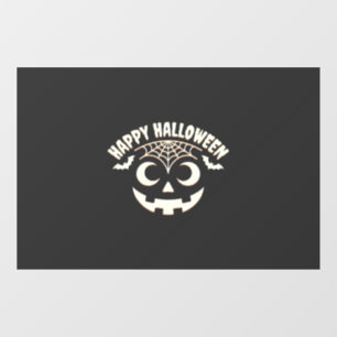 Happy Halloween Jack-O-Lantern Face Design_1 Window Cling