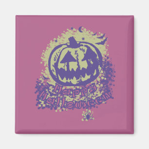 Happy Halloween Jack O Lantern G Magnet