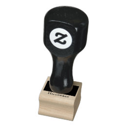 Happy Halloween Jack-o’-lantern Rubber Stamp