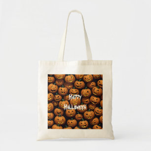 Happy Halloween Jack-o-Lantern Tote Bag