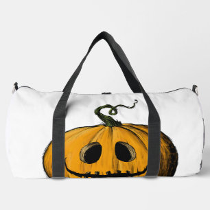 Happy Halloween Jack O'Lantern Adult Natural Duffle Bag
