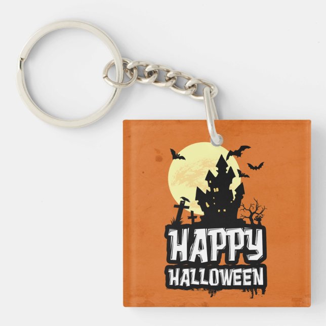 Happy Halloween Keychain (Front)