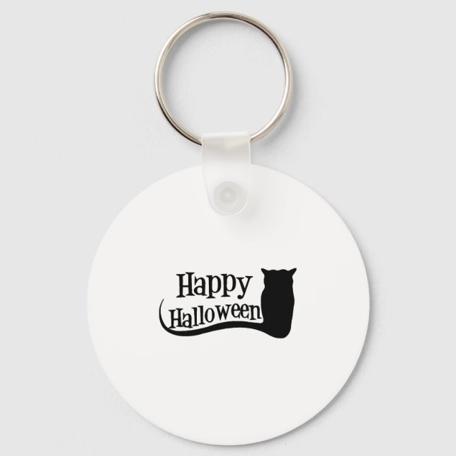 happy halloween     keychain (Front)