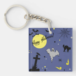 Happy Halloween Keychain